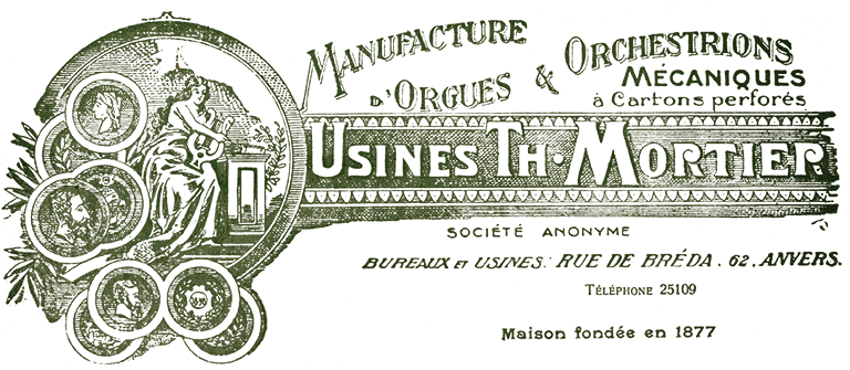 Letterhead of the Mortier firm