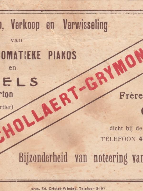 G.Schollaert-Grymonprez